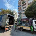 İzmir Evden Eve Taşıma bayraklı kiralık asansöizmir